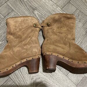 UGG Tan Suede Women's Clogs